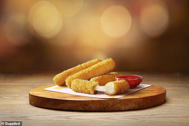 Mozzarella Sticks, another fan favorite, have also appeared on the latest menu and are now served with sweet chilli sauce