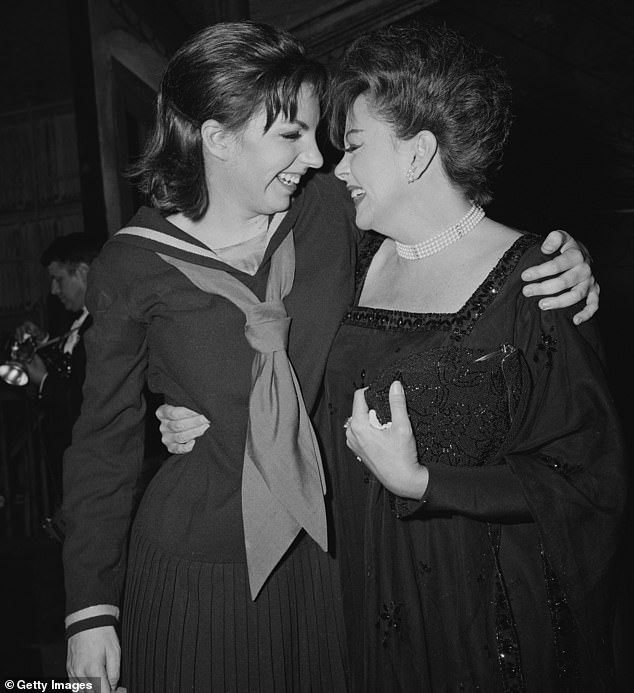 American actress and singer Liza Minnelli with her mother Judy Garland in 1965