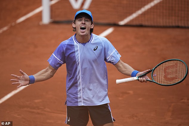 Alex de Minaur has broken new ground in his blossoming career, dismantling one of the game's powerhouses, Daniil Medvedev, and becoming the first Australian man to reach the quarter-finals of the French Open in two decades.