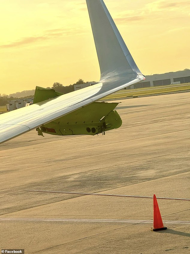 The plane was delayed after the vehicle suddenly reversed at Piedmont Triad International Airport Friday morning while boarding was taking place.