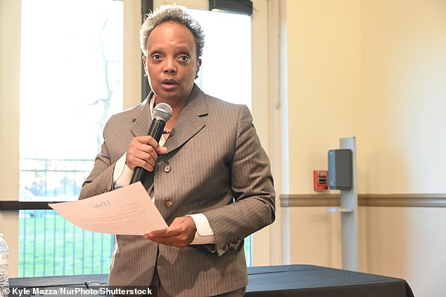 Trustees in Dolton voted to hire former Chicago Mayor Lori Lightfoot (pictured) to investigate the embattled mayor, which was initially vetoed by Henyard but overridden by the city council on Monday evening.