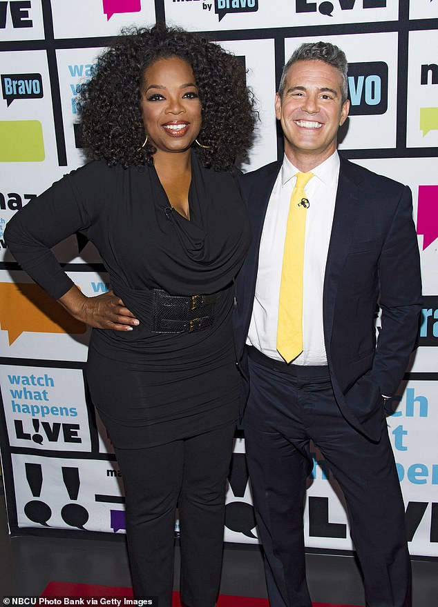 Andy Cohen revealed that one of the few regrets in his life was his interview with Oprah Winfrey; (pictured in 2013)