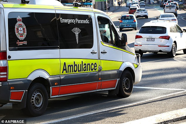 A primary school pupil has been rushed to hospital after his leg was impaled under a fence (stock image)