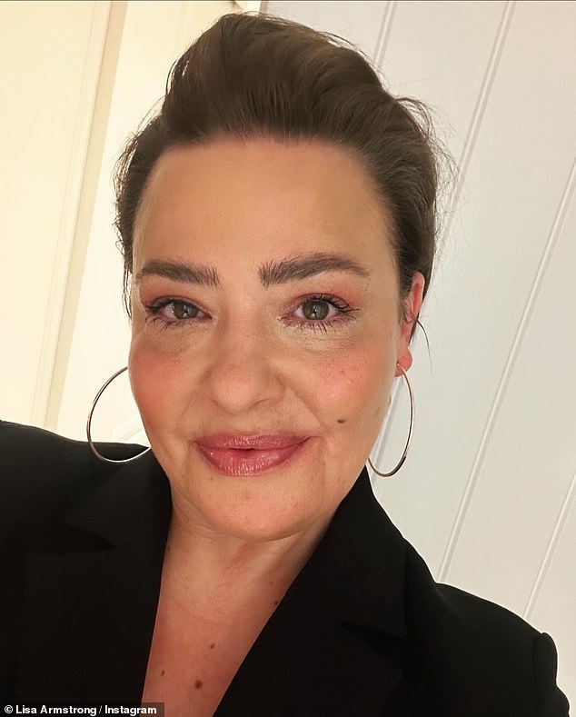 It comes amid BGT's custody battle over beloved chocolate lab Hurley with ex Lisa Armstrong (pictured)