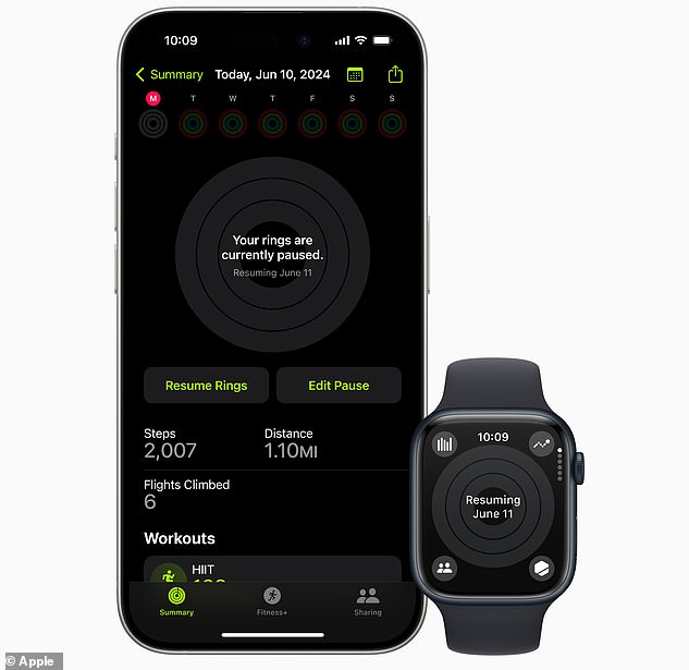 The Apple Watch finally gets the ability to pause Activity Rings to give users a chance to rest without breaking their streak