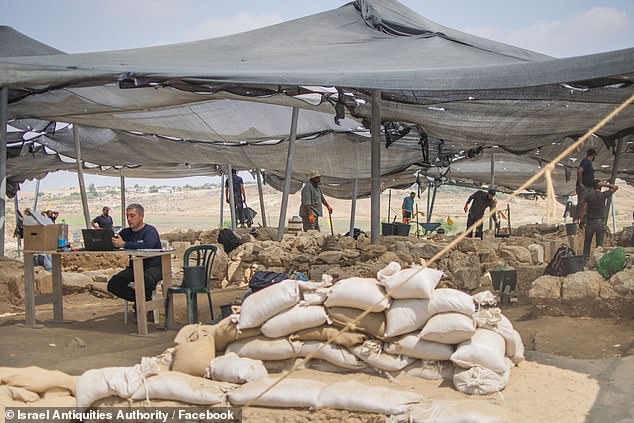 Archaeologists have worked at the site for several years and the drawings now provide 'first-hand evidence' of how the pilgrims traveled to Israel at the time