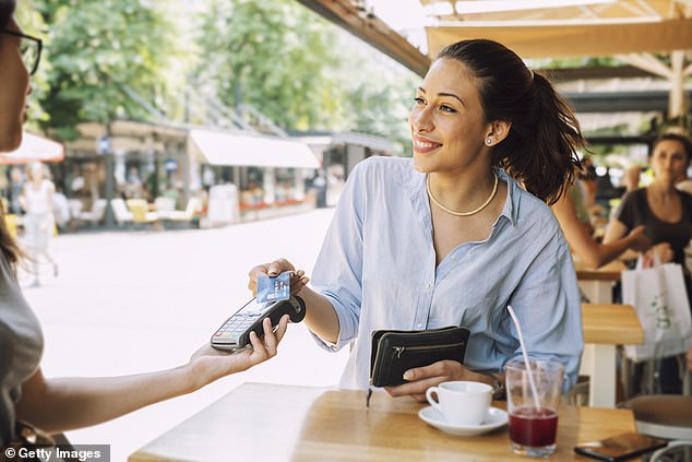 A number of Australians said they were fed up with the extra charges associated with paying by card (stock image) and have returned to using cash to save money