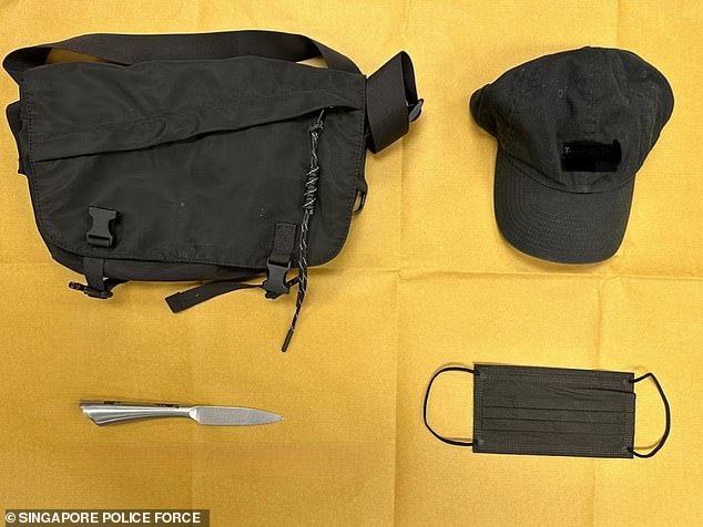 The items Pacheco is said to have used are pictured