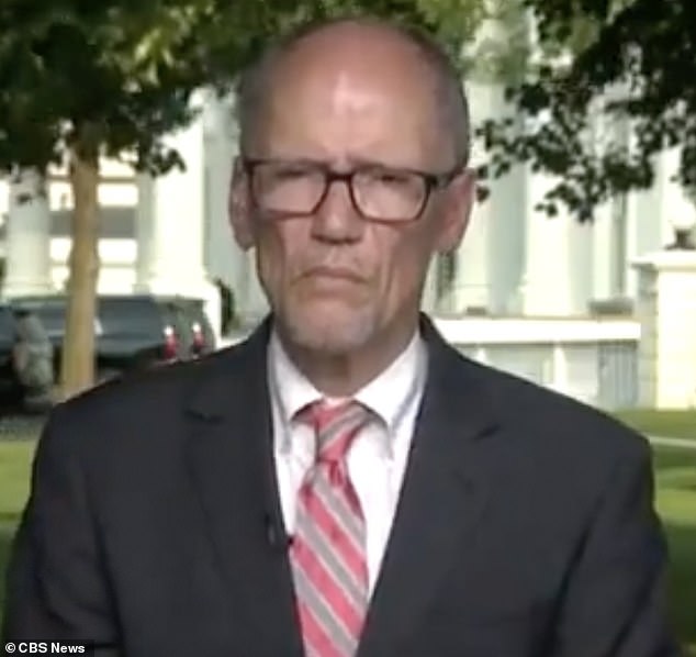 Tom Perez, a senior adviser to Joe Biden, looked shocked and derisive at the idea that Biden's immigration policies are unpopular after he was shown a poll in favor of mass deportations
