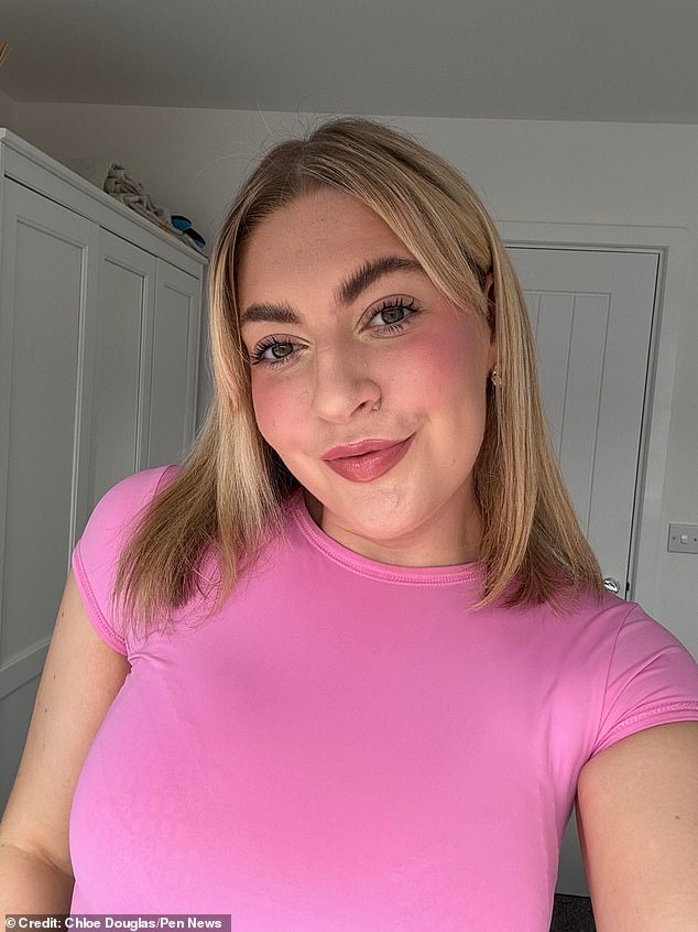 Chloe Douglas, from Sunderland, Tyne and Wear, woke up one morning with a red rash on her hands and neck after tanning on a sunbed the night before