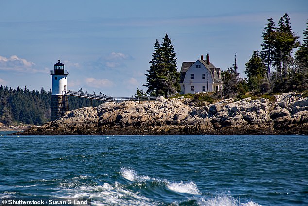 A beautiful island in Maine with only 90 inhabitants is attractive for new residents to come and live there