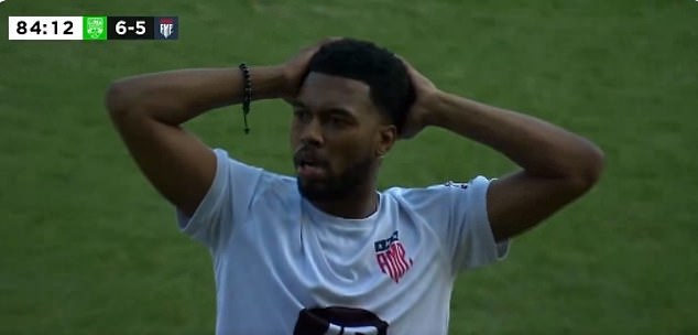 Free agent Daniel Sturridge was left in disbelief after squandering a golden opportunity