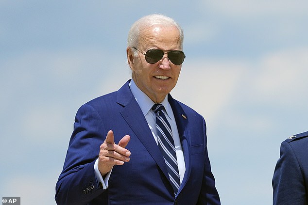 President Joe Biden broke Thursday afternoon after spending seven days at Camp David in preparation for tonight's debate against former President Donald Trump