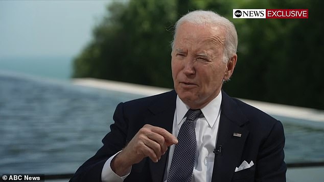 President Joe Biden stressed that US-made weapons that Ukraine is allowed to use near its border with Russia will not be used to attack Moscow or the Kremlin