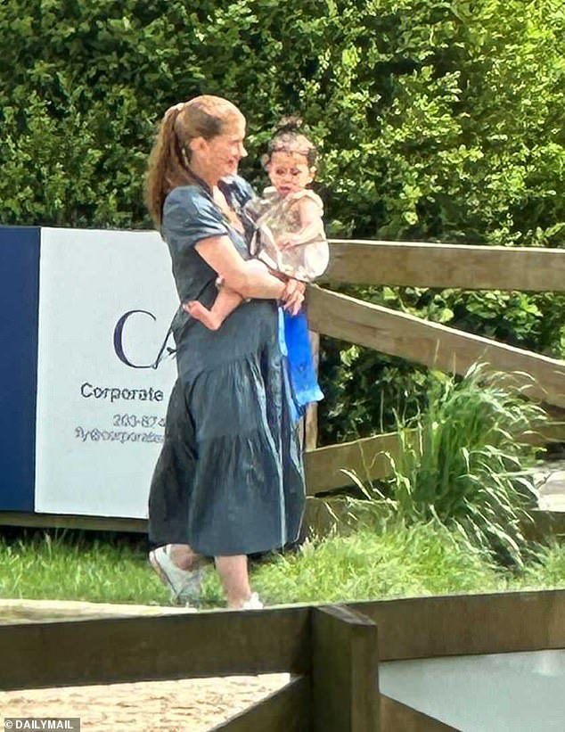It comes after DailyMail.com recently pictured Jennifer enjoying a healthy day out with their one-year-old at Old Salem Farm in Westchester County