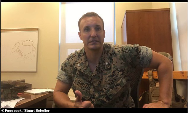 Former Marine Lt. Col. Stuart Scheller, who was court-martialled for his complaints about the US withdrawal from Afghanistan, said soldiers were already 'surviving on scraps'