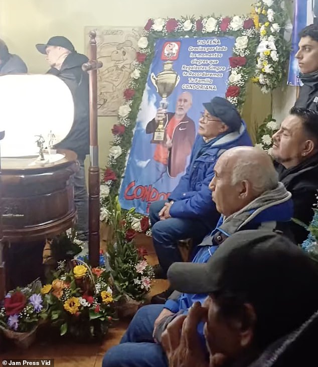 Mourners at the funeral of 'Grandpa Fena' watched Chile struggle to a 0-0 draw against Peru