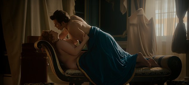 Fans have been eagerly waiting to see Penelope and Colin's love story unfold and they weren't disappointed as the new episodes feature the characters' first, very explicit sex scene.