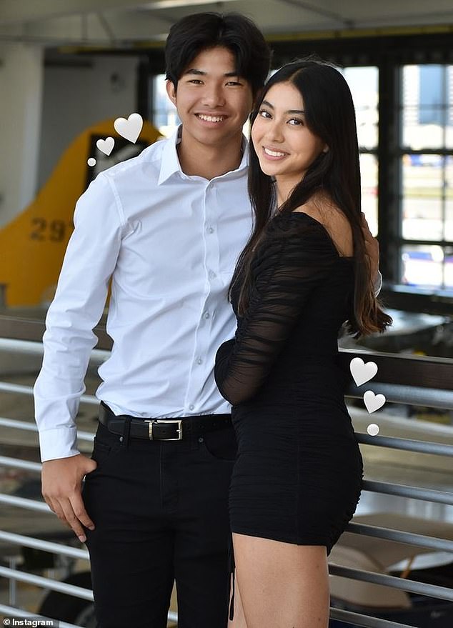 Sarina Lee Vootkur, 16, (pictured with boyfriend Jake Cunanan) was killed when the jet ski she was piloting crashed into a boat