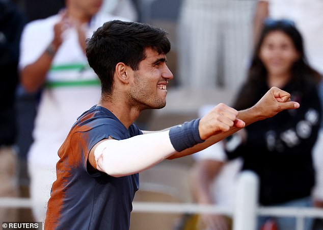 Carlos Alcaraz won the French Open for the first time when he defeated Alexander Zverev