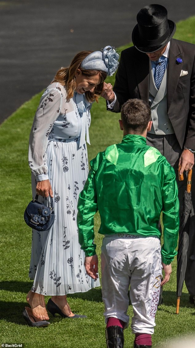 On the second day of Royal Ascot earlier this month, Prince William was seen reaching out to his mother-in-law, Carole, after the heel of her shoe got stuck in the grass.