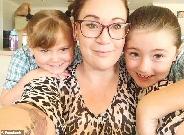 Rachel van Oyen, 31 (pictured center) did not appear in court on Monday as she struggles to come to terms with the legal process following the deaths of her two daughters