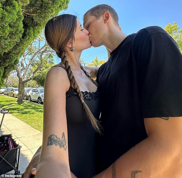 Sami Sheen gave fans a glimpse into her day at the farmers market with boyfriend Aiden David on Sunday
