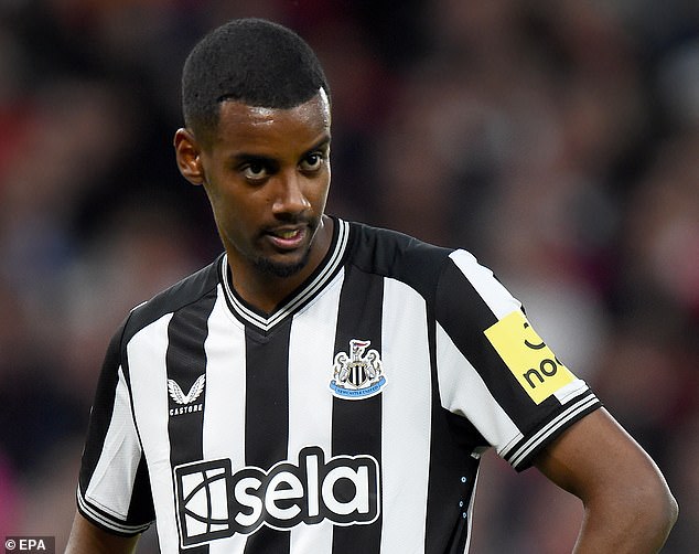 Chelsea are said to have withdrawn from the race for Newcastle striker Alexander Isak