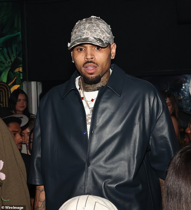 Chris Brown's attack on his then-girlfriend Rihanna in 2009 cost him a level of fame and stardom that Michael Jackson enjoyed at the height of his career, according to fellow musician Fat Joe.  Brown, 35, pictured at an event in New York on Sunday