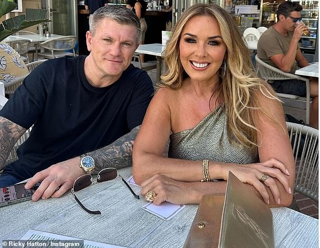 Claire Sweeney shared a sweet post on Instagram on Saturday of her spending some quality time abroad with boyfriend Ricky Hatton's family
