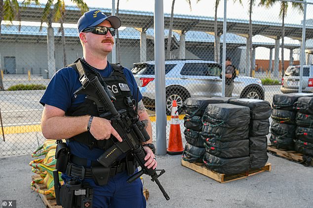 The Coast Guard has seized $63 million worth of cocaine on the high seas after a deadly gun battle