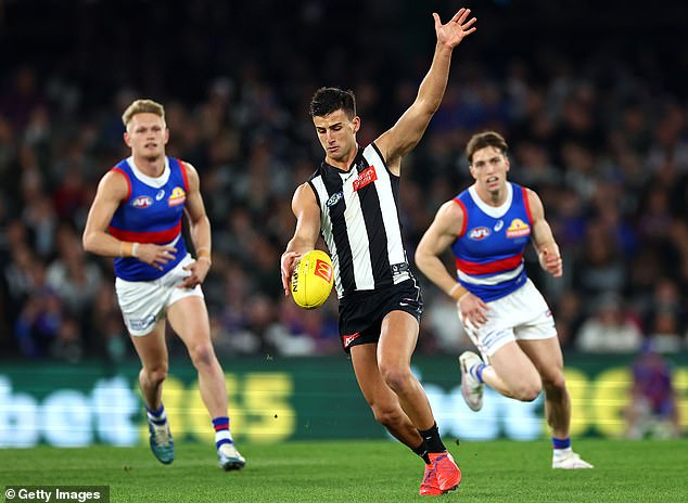 Collingwood star Nick Daicos has been accused by angry footy fans of acting out to win free-kicks