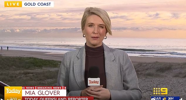 Viewers of the show today raised concerns about reporter Mia Glover after she appeared on the breakfast program on Wednesday morning with a 'droopy' eye and swollen cheek