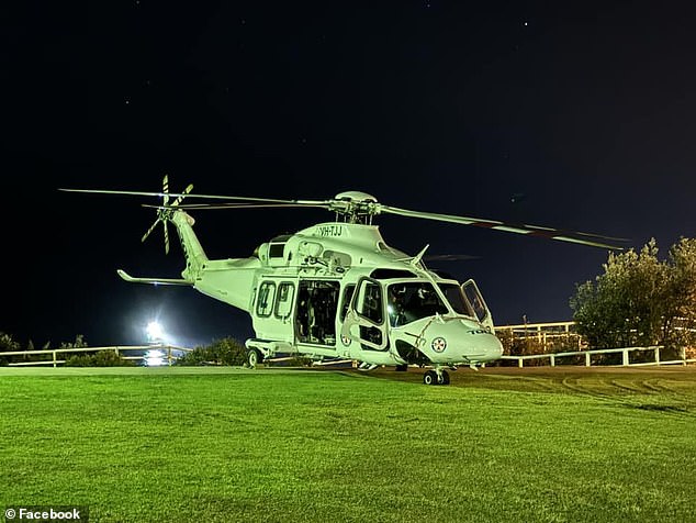 Chaos ensued at one of Sydney's most popular beaches on Thursday evening when a person fell from a cliff.  A helicopter can be seen at the scene