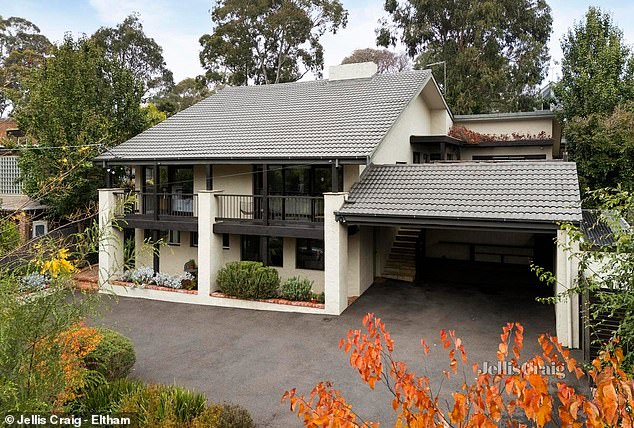 According to realestate.com.au, the house features two living areas and a rumpus room and office downstairs