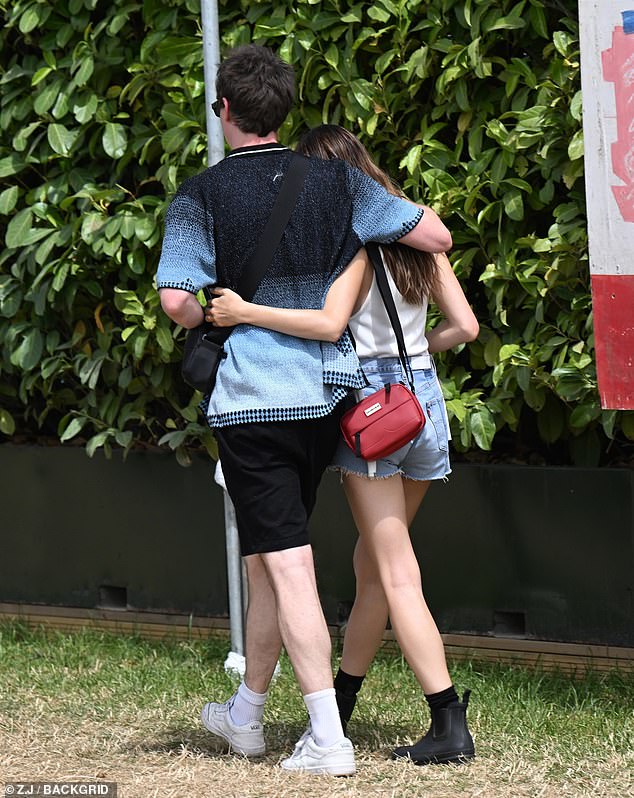 Daisy Edgar-Jones and her boyfriend Ben Seed put on another loving show on Saturday as they joined a host of other stars at the Glastonbury Festival