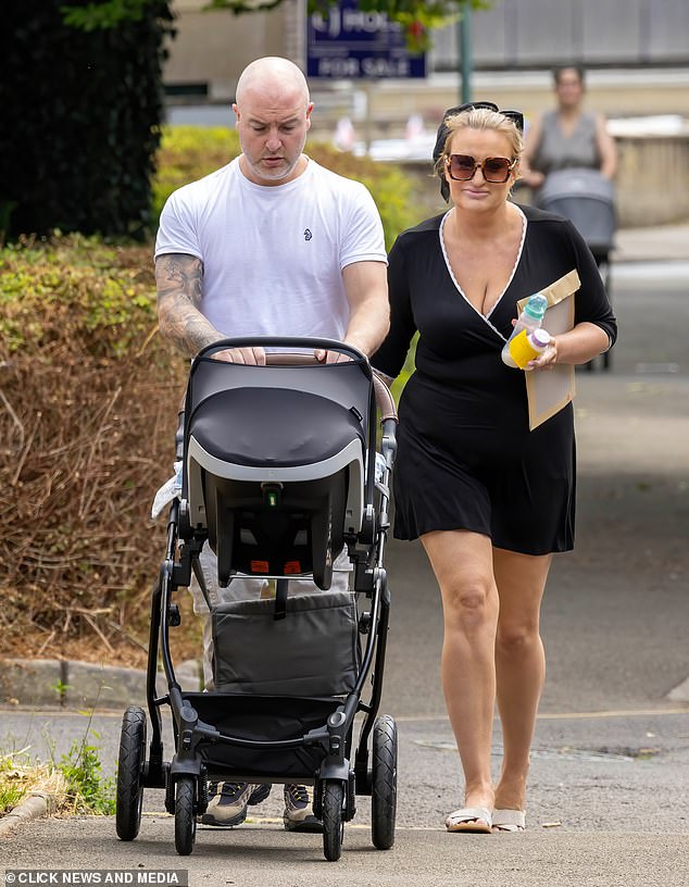 Daisy May Cooper showed off her glamorous new makeover on Thursday in her first public outing since welcoming her son Benji earlier this month