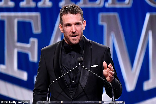 Collingwood legend Dane Swan has revealed he was awake until 7.15am the next day after his Australian Football Hall of Fame gong