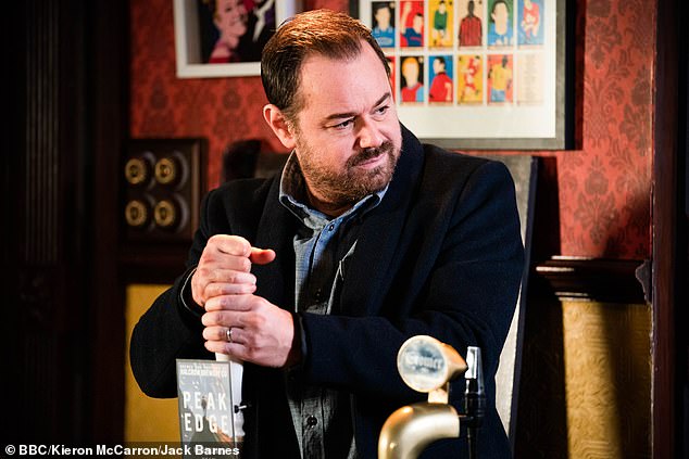 Danny pictured as Mick Carter in EastEnders