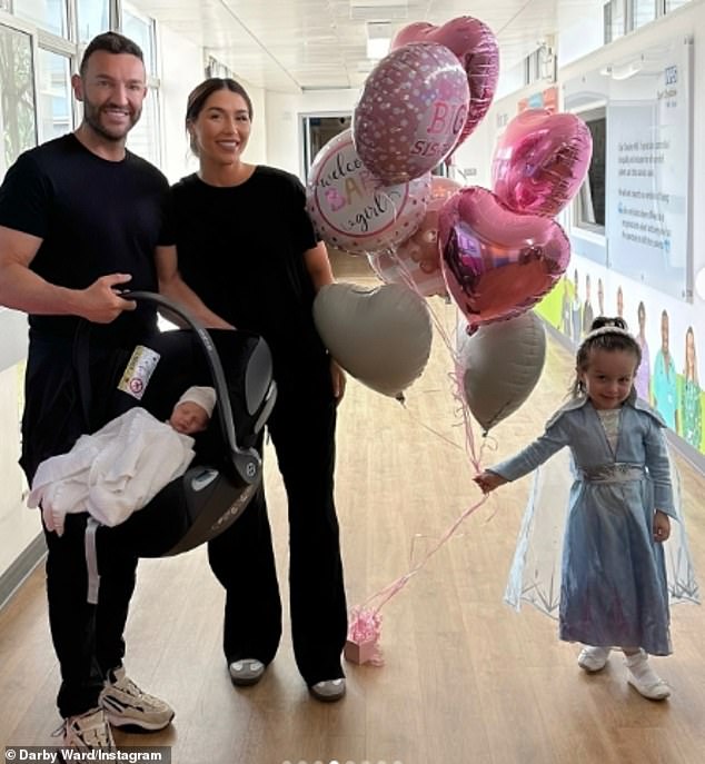 Darby Ward, the daughter of Real Housewives Of Cheshire star Dawn Ward, has given birth to her second child with businessman Michael Jackson