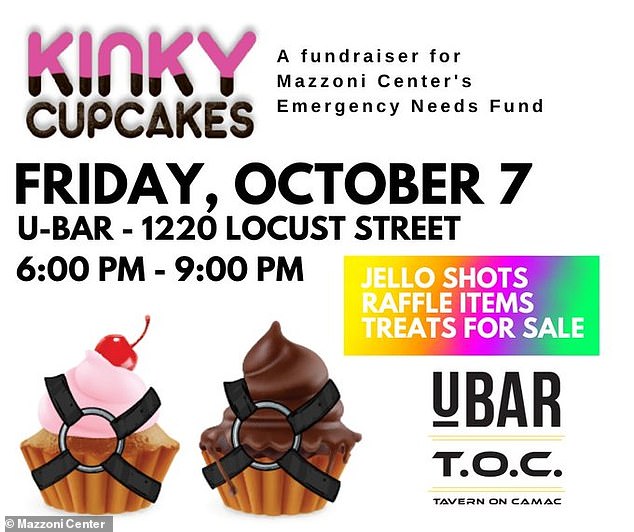 The center held a fundraising event titled 'Kinky Cupcakes'