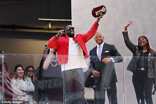 Diddy imagined receiving the key to New York City last September, which was presented to him by Mayor Eric Adams