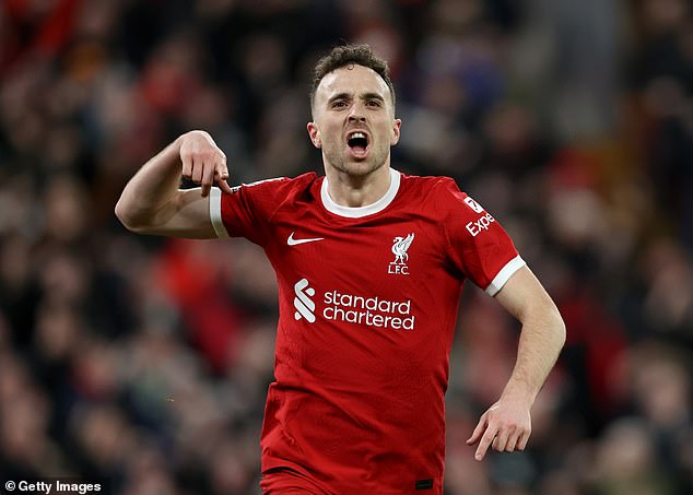 Liverpool star Diogo Jota has named his all-time best XI from the players he has played with