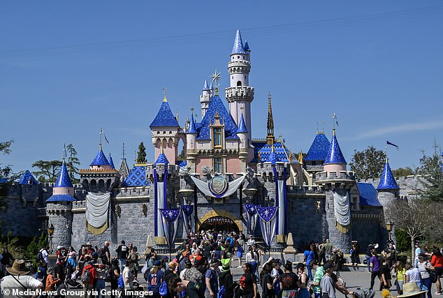 Anaheim police and fire and rescue teams responded to the theme park and discovered Lear had fallen from the back of a moving golf cart