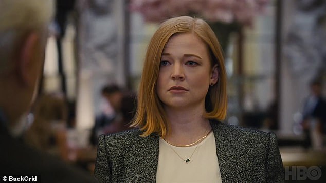 Sarah Snook can be seen here as Siobhan (Shiv) Roy in the hit TV show Succession