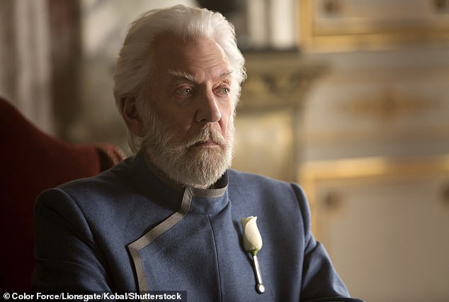 Sutherland's career spanned more than 60 years and he has seen a resurgence among younger audiences in recent years thanks to his role as the evil President Snow in The Hunger Games franchise.