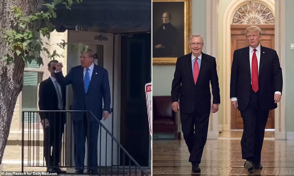 After four years of ignoring each other, former President Donald Trump and Senate Republican leader Mitch McConnell broke the awkward ice and spoke at a rally on Thursday.  The bad blood between the two — which started after Trump first began denying the 2020 election results and intensified after the January 6 riot — may now be water under the bridge.