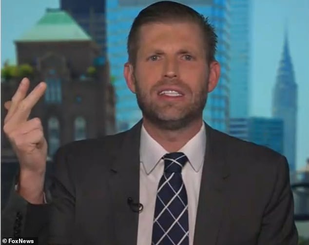 Eric Trump said the incoming campaign money is a result of the hush money lawsuit