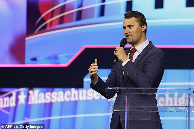 Charlie Kirk told the crowd at the Turning Point Action People's Convention on Friday evening: 'You have to find low-propensity voters in your life and get them registered to vote'