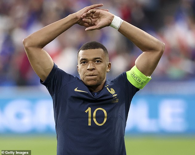 With 46 goals in 77 international matches, Mbappé is well on his way to becoming France's all-time top scorer